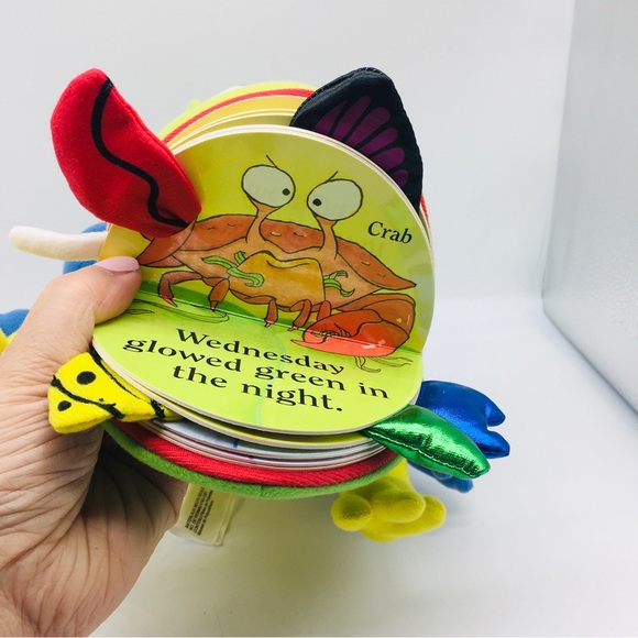 Monday the Bullfrog Book Plush Stuffed Animal  Interactive Toy Puppet POP UP - Picture 7 of 9